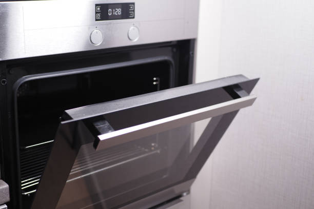 istock open electric oven at home 2159351773