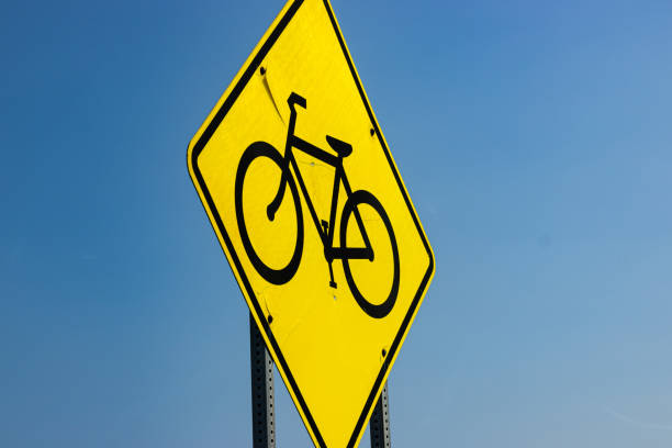istock Bike Crossing Sign 2159353462