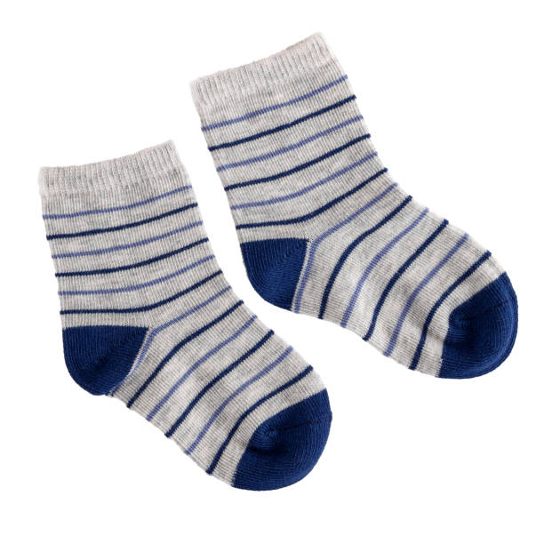 istock Fabric cotton children's socks for babies isolated on a white background 2159354058
