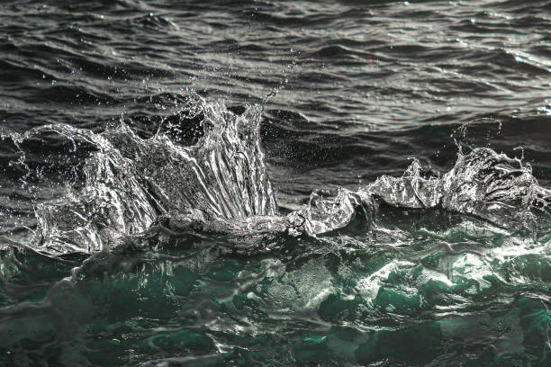 istock Splash of clear sea water. 2159356034