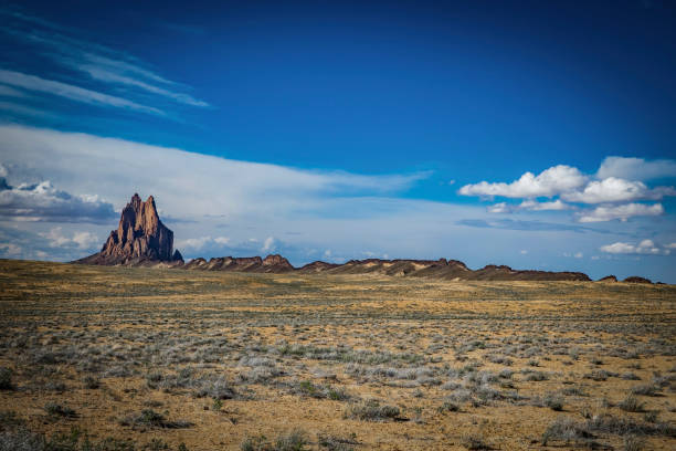 istock Ship Rock, New Mexico and Lava Wall 2159357755