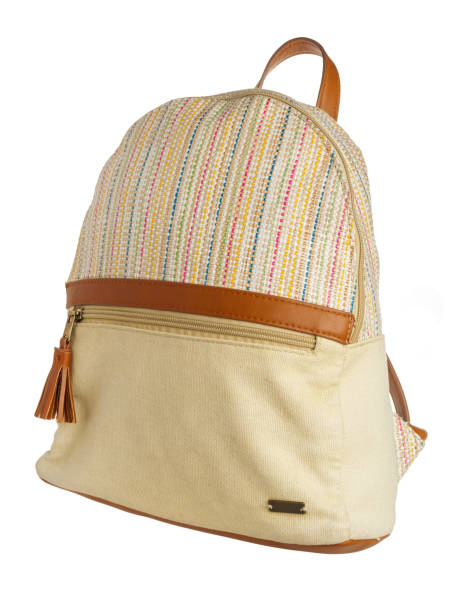 istock Textile backpack bag for everyday casual style, isolated on white background 2159358342