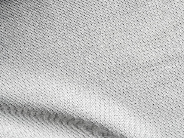 istock Fabric synthetic background white color close-up selective focus 2159360798