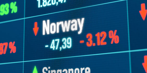 istock Norway falling stock market. 2159362834