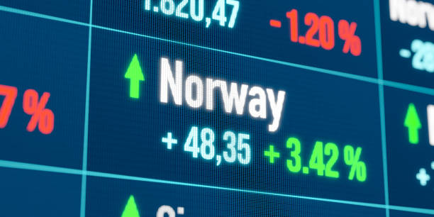 istock Norway rising stock market. 2159362836