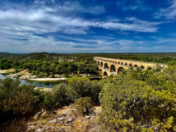 istock Pont-du-Gard, ancient Roman aqueduct bridge 2159363848