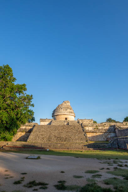 istock Chichen Itza archaeological site, Mayan observatory with a spiral staircase inside, Yucatan, Mexico 2159366446