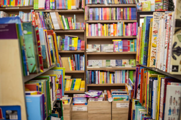 Pre-teen with books