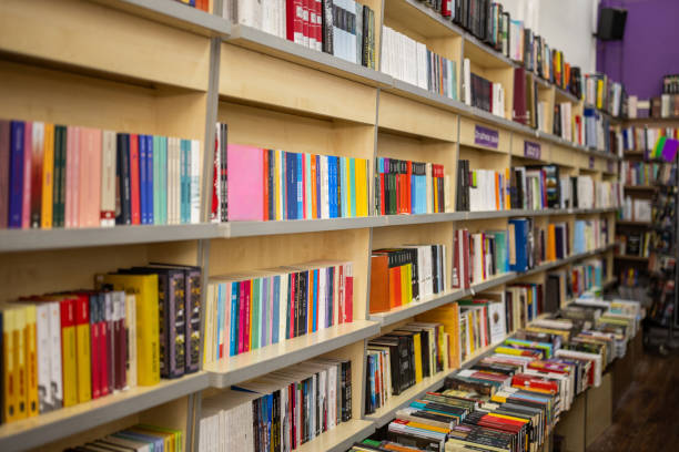 istock Variety of books at bookstore 2159369659