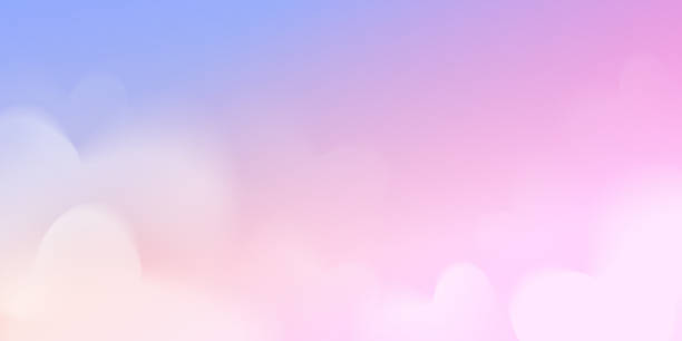 istock Beautiful esthetic soft pastel purple pink colors gradient dreamy cloudy grainy texture background. 2159374298
