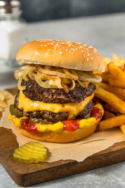 istock Homemade Chicago Big Baby Cheeseburger 2159378730