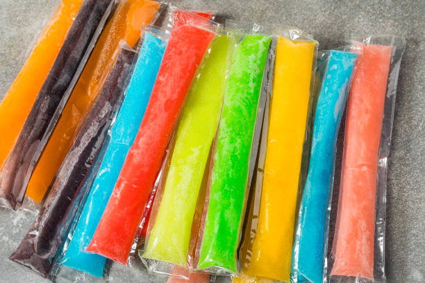 istock Colorful Sweet Frozen Freezer Pop Popsicles 2159378987
