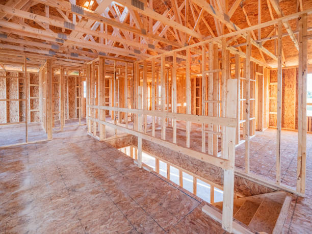 istock Wood Framing on Second Floor of New House 2159382874