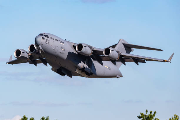 military plane taking of