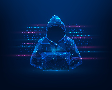 Hacker Scammer Computer Technology Cyber Security Concept Attack And Hacker Scammer Computer Technology Cyber Security Concept Attack And