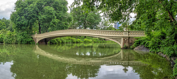 istock Bow bridge, early morning after light rain 2159392028