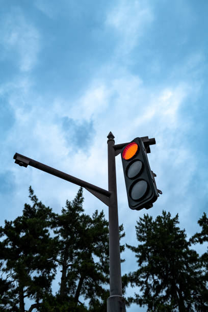 istock Material looking up at the cloudy sky and traffic lights 2159393737