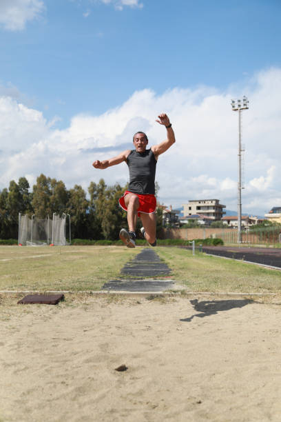 Athlete woman runner on athletics track