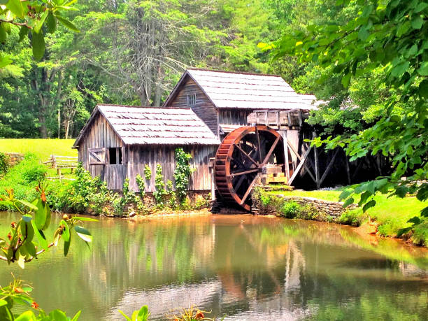 istock Maybry Mill on The Blue ridge Parkway in Vriginia 2159417253