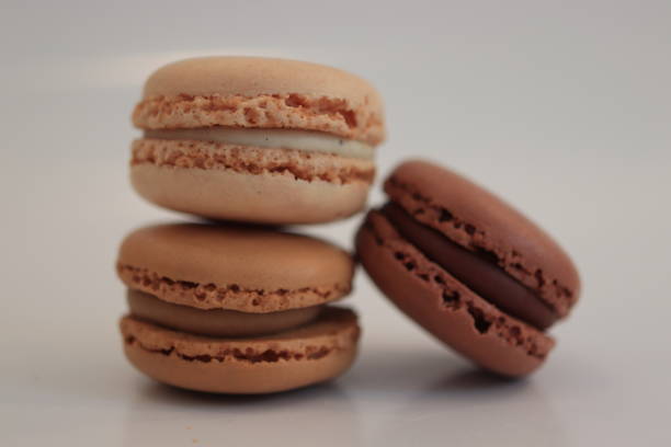 istock Macarons in different shades of brown 2159421597
