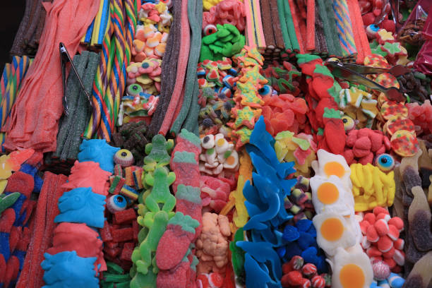 istock Candies at a Spanish market 2159421626