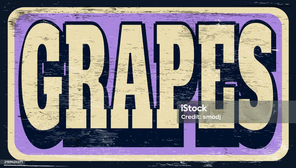 Grape Sign Grapes Stock Illustration - Download Image Now - Bad Condition, Banner ...