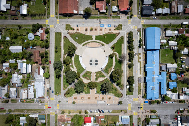 istock Melipeuco town square in southern Chile 2159424857