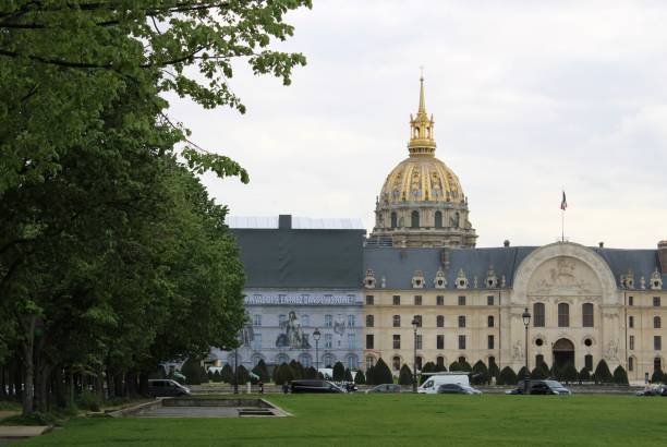 istock Les Invalides side view in Paris, France. 2159428321