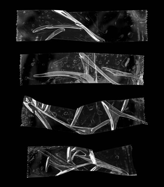 istock adhesive plastic tape set isolated on black background 2159430716