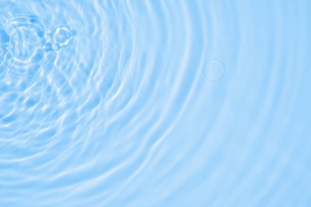 istock Abstract transparent water shadow surface texture natural ripple on blue background 2159430725