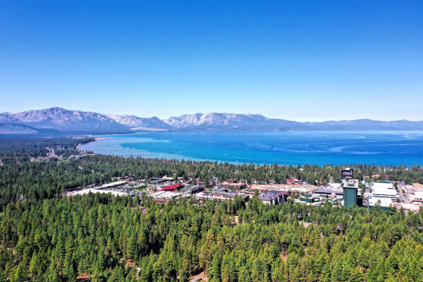 Above South Lake Tahoe and Stateline