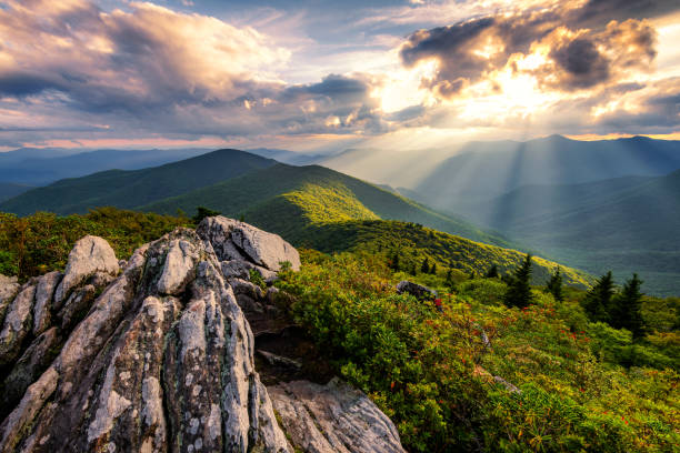 istock Summer view, Black Mountains, North Carolina 2159439815