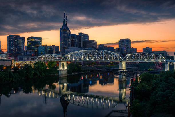 istock Sunset over Downtown Nashville Tennessee 2159442240