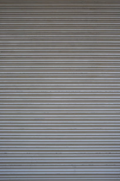 istock Close-up on a gray garage door 2159446580