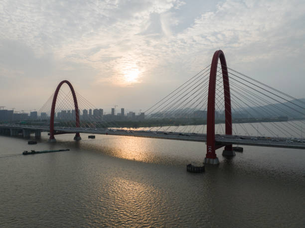 istock City traffic bridge sunset landscape 2159449326
