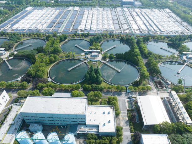 istock Sewage treatment plant, protecting water resources 2159449409