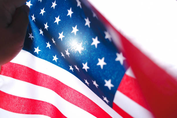 istock Happy independence day concept , American flags 2159450600
