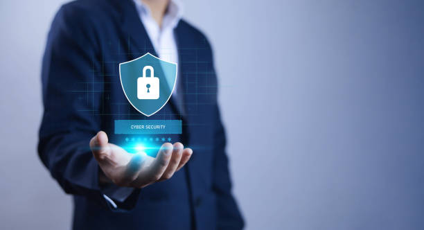 istock Businessman showing cyber security concept 2159456587