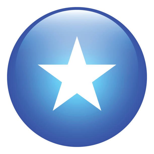 Somalia flag. Somalia circle flag. Somalia flag. Somalia circle flag. Flag icon. Standard color. Circle icon flag. Computer illustration. Digital illustration. Vector illustration. somalian flag stock illustrations