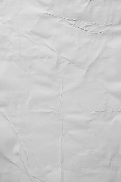 istock Vertical white crumpled paper poster texture background 2159461530