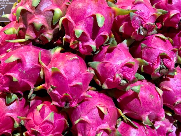 istock Dragonfruit Pitaja in a shop on display 2159461648