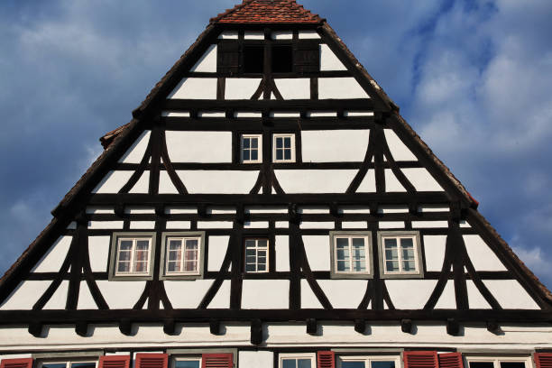 Half-timbered ( Fachwerk ) house in Maulbronn, Germany