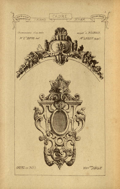 istock Decor, 17th Century frame, Cadre, History of architecture, decoration and design, art, French, Victorian, 19th Century 2159468004