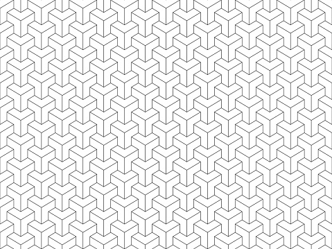 Kikko Pattern Vector Kumi Kikko Patternjapanese Traditional Pattern Seamless Japanese ...