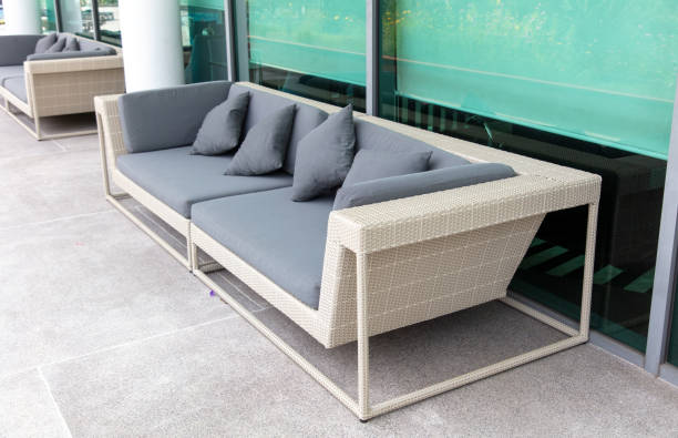 istock The lounge sofa is located outside 2159471183