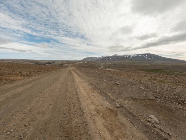 istock Remote Gravel Road through Rocky Landscape 2159477603