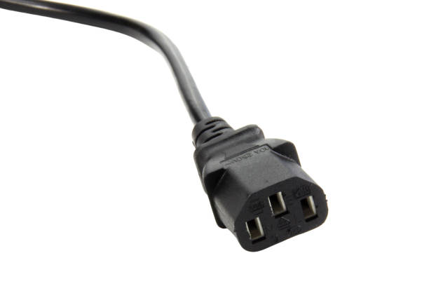 istock Wire cable of usb and adapter isolated on white background.Electronic Connector.Selection focus and with clipping path. 2159480552