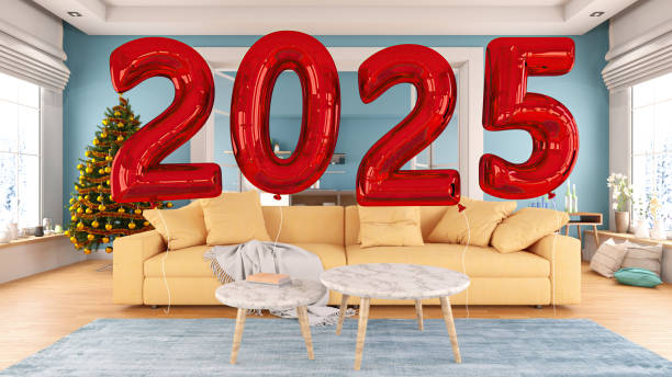istock New Year Concept with Red 2025 Balloons 2159487139