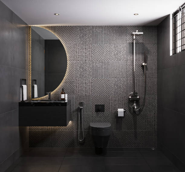 istock Elevating Your Bathroom Interior with Modern Sink and Ceramic Washbasin Design 2159499488