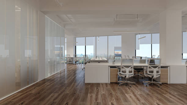 istock White Chair Table and Modern Office Decoration Ideas 2159500280